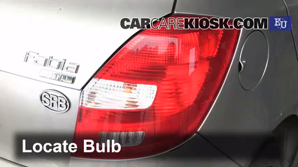 2010 Skoda Fabia S 1.2L 3 Cyl. Lights Reverse Light (replace bulb)